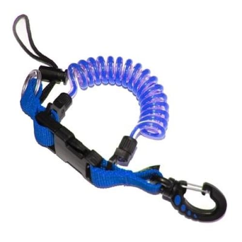 Oceanpro Coiled Lanyard - Blue - Accessories