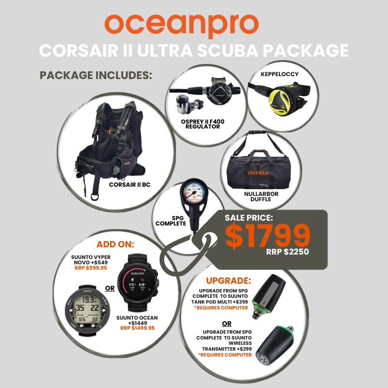 Oceanpro Corsair II Ultra Scuba Package