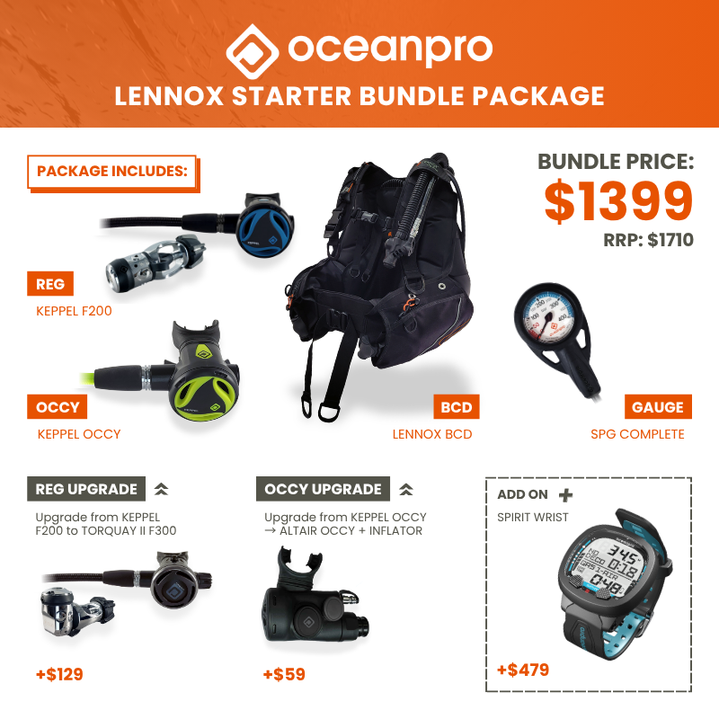 Oceanpro Lennox Starter Scuba Package