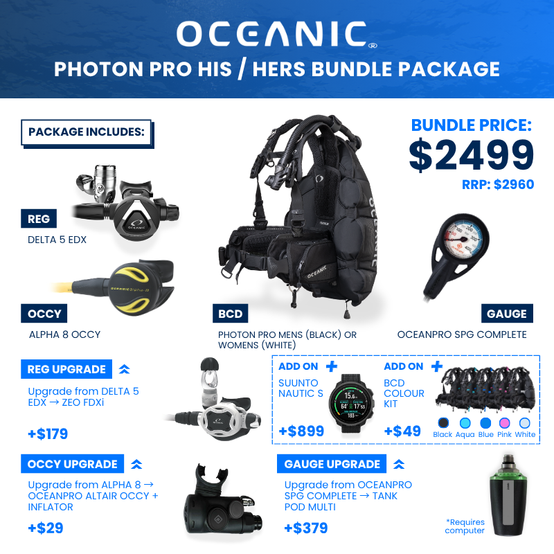 Oceanic Photon Pro Scuba Package