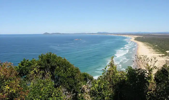 Coastal beach landscape.