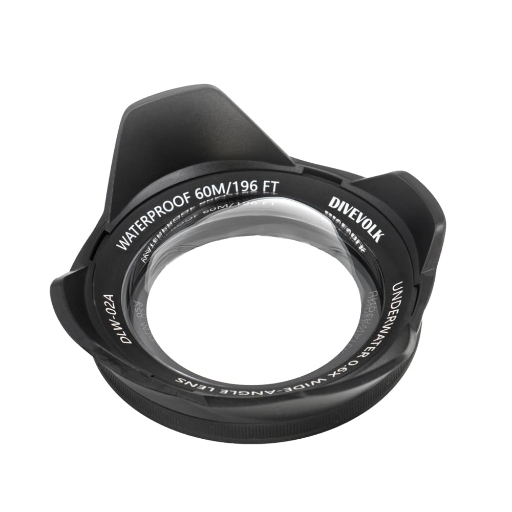 Divevolk DLW-02A 0.6x Wide Angle Conversion Lens - Camera Housings