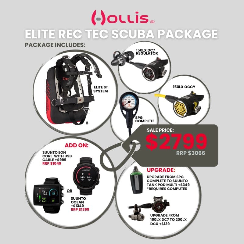 Hollis TEC Package - SCUBA Packages