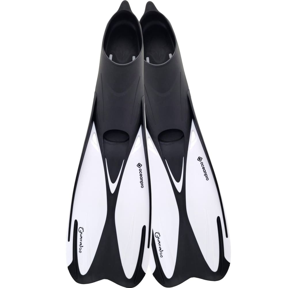 Oceanpro Gnaraloo Fins - White / X-Small (5-5.5) - Fins