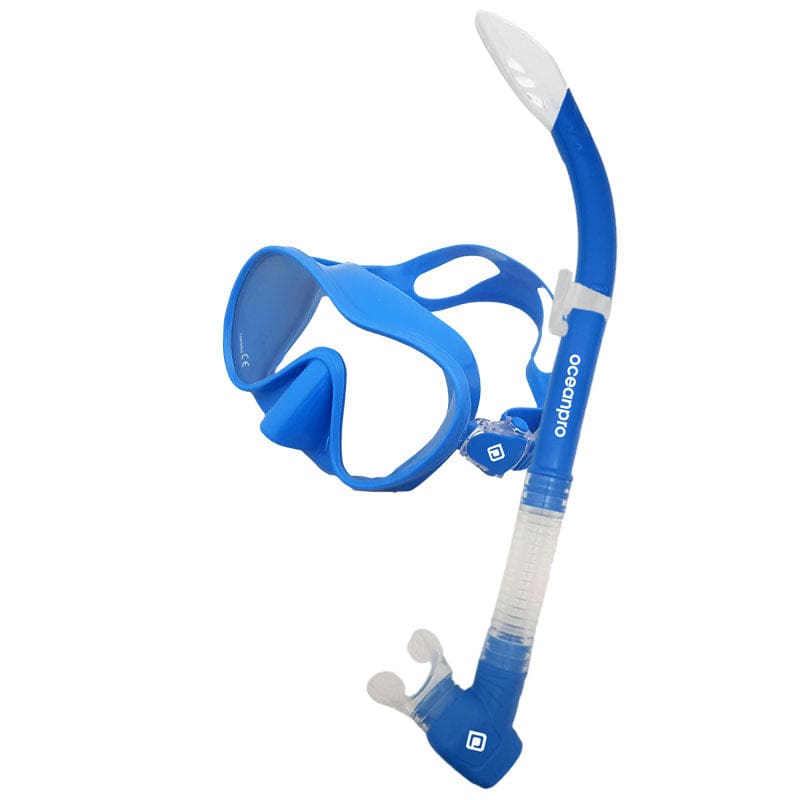 Oceanpro Oberon Mask Snokel Set - Black - Mask / Snorkel Sets
