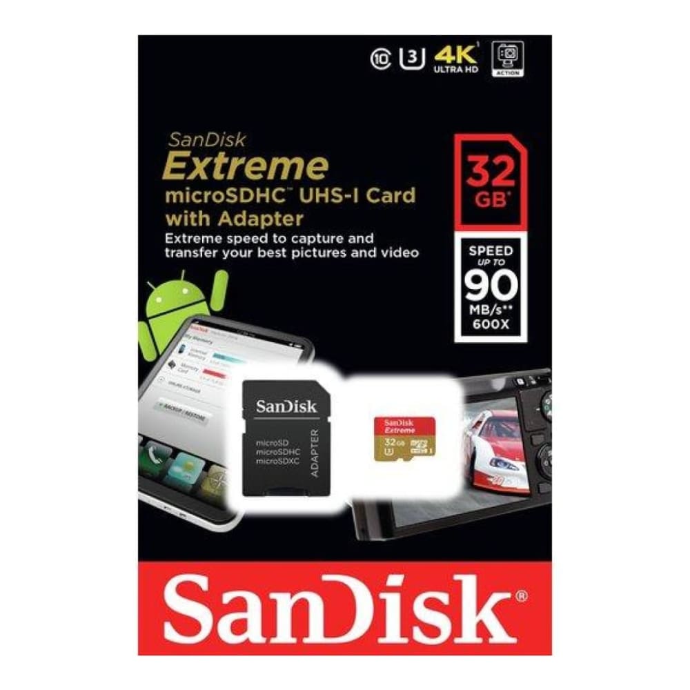 Sandisk Micro SD Card HD - 32GB / 100MB/S - Memory Card