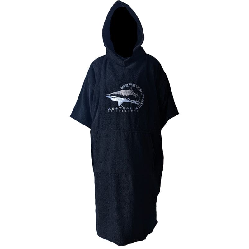 SWRDC Hooded Change Towel - Black - Hoodies / Jackets