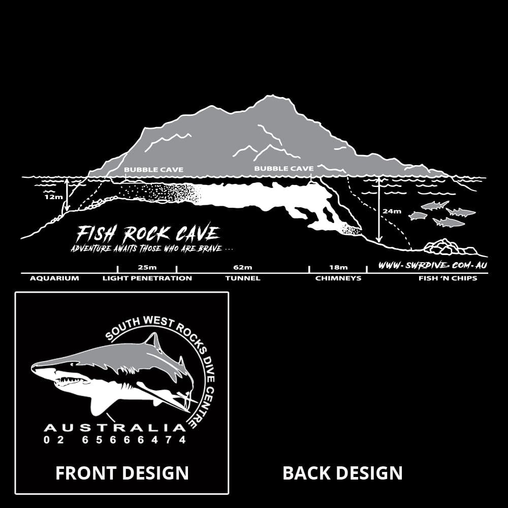 SWRDC Short Sleeve Shirt - Mens Cave Map / Black 2X-Small Shirts
