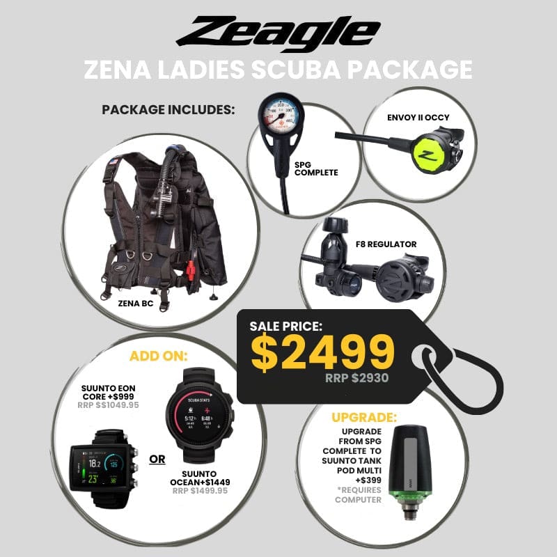 Zeagle Zena Ladies Scuba Package - SCUBA Packages