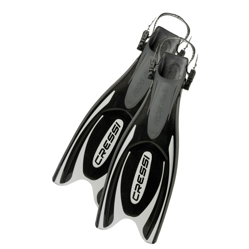 Cressi Frog Plus Fins - XS-S (5-6) / Silver - Fins