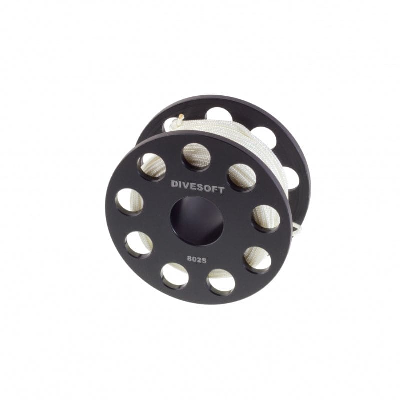Divesoft Black Spool With 25m Cord - Accessories