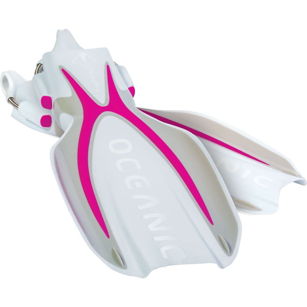 Oceanic Manta Ray Fins - Pink / White / Small - Fins