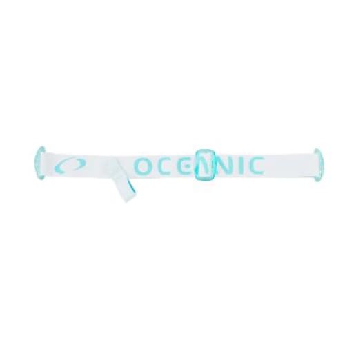 Oceanic Mask Strap Cyanea - White / Sea Blue - Accessories