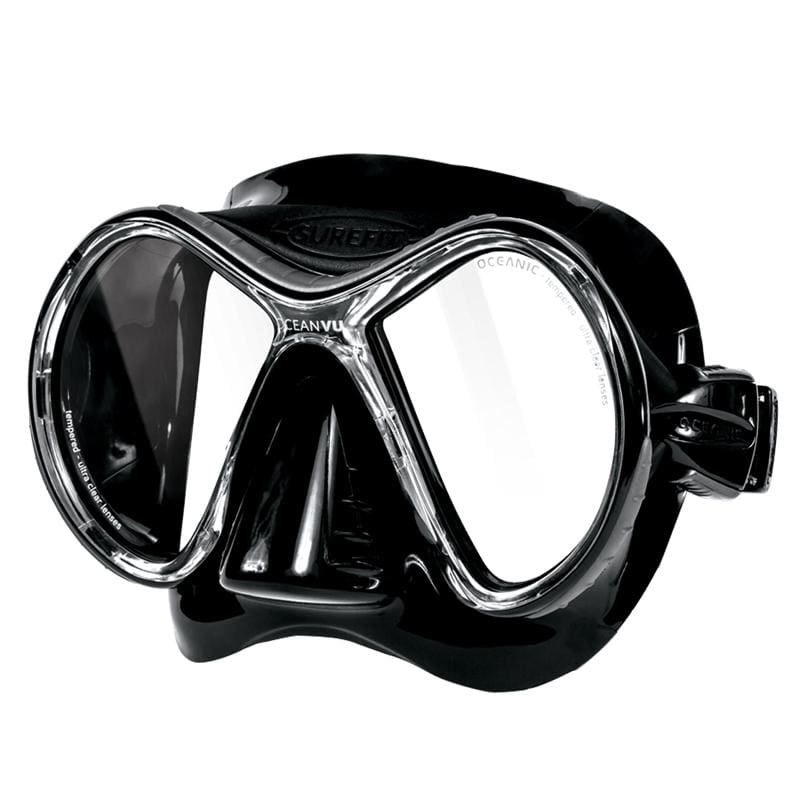 Oceanic Ocean Vu Mask - Black / Titanium - Masks