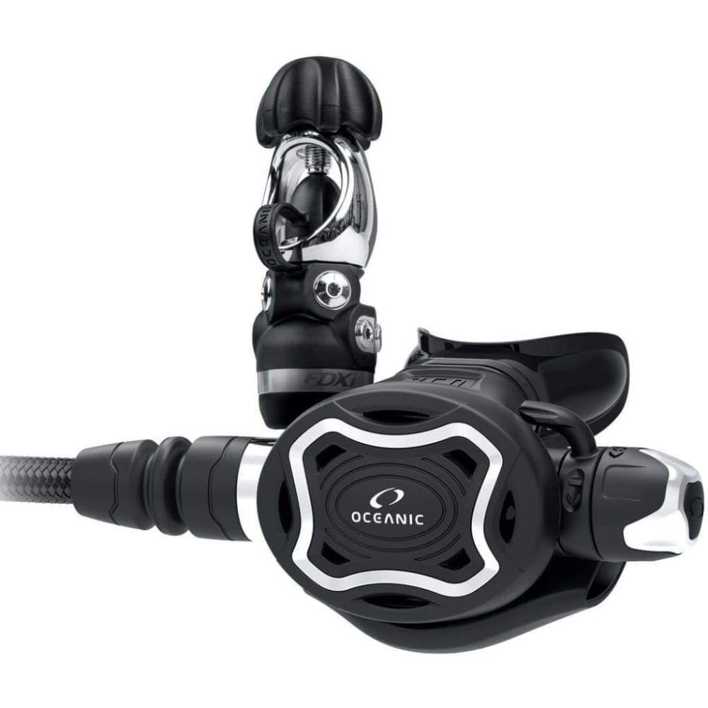 Oceanic Zeo FDXi Regulator 1st & 2nd Stage - Yoke / Black - REGULATORS