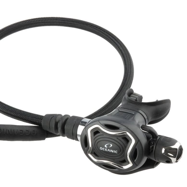 Oceanic Zeo Regulator 2nd Stage w/hose - Black - Regulators