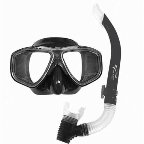Oceanpro Eclipse Oasis Mask Snorkel Set - Black - Mask / Snorkel Sets