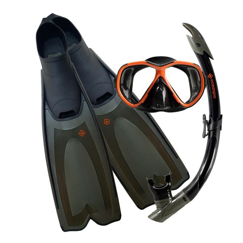 Oceanpro Mallacoota Mask Snorkel Fin Set - Mask / Snorkel / Fin Sets