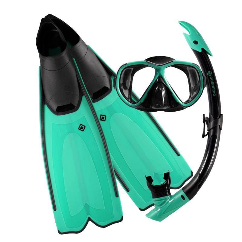 Oceanpro Mallacoota Mask Snorkel Fin Set - Mask / Snorkel / Fin Sets