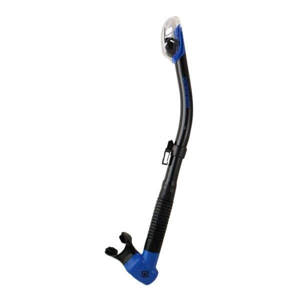 Oceanpro Typhoon Dry Snorkel - Black / Blue - Snorkels